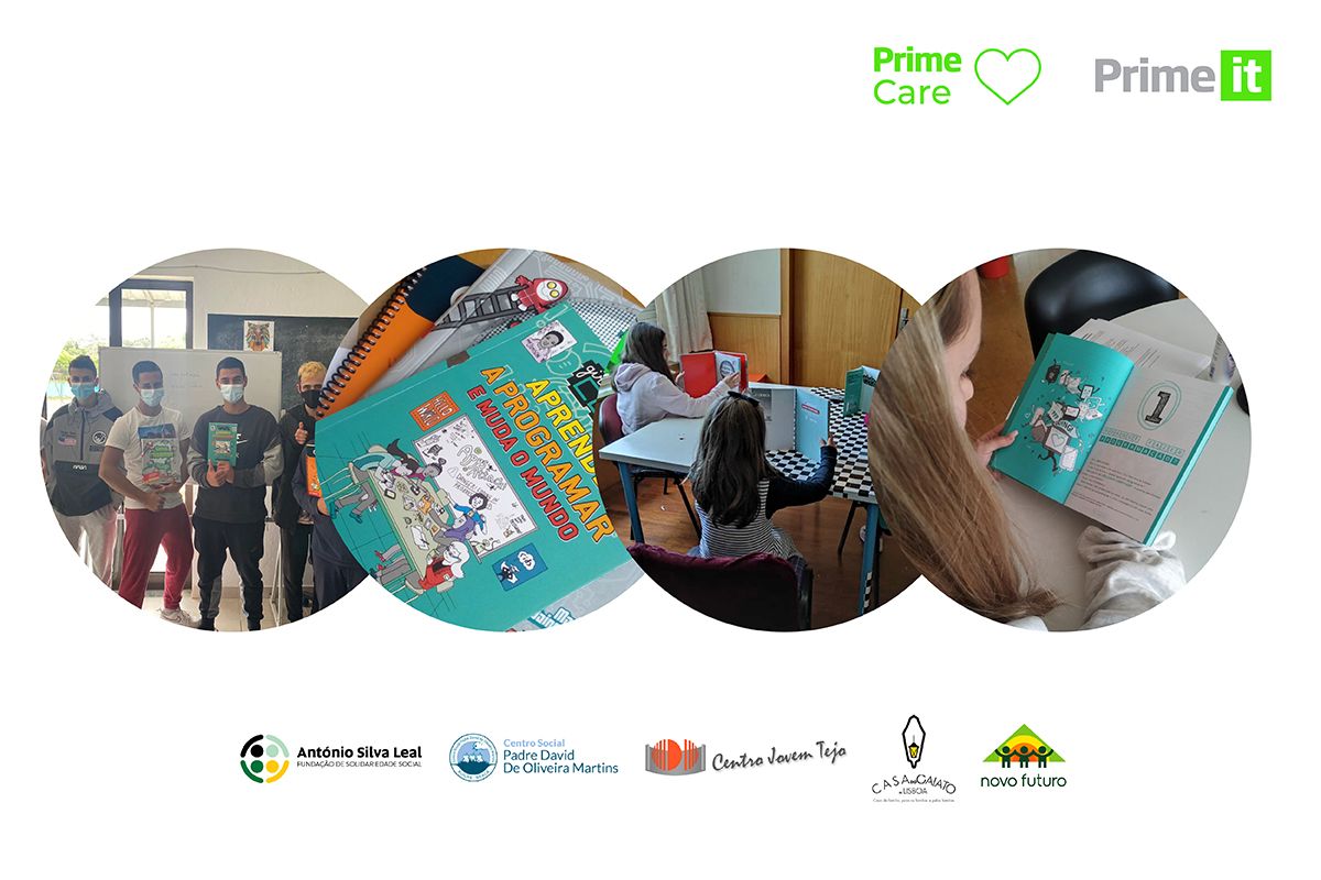 Prime Care doa livros de iniciação à programação a várias instituições